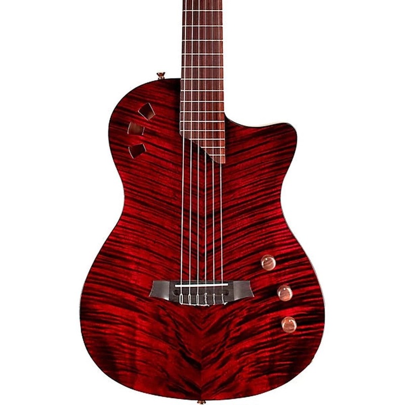 Cordoba Limited-edition Stage Thinbody Nylon Acoustic-Electric Guitar - Garnet