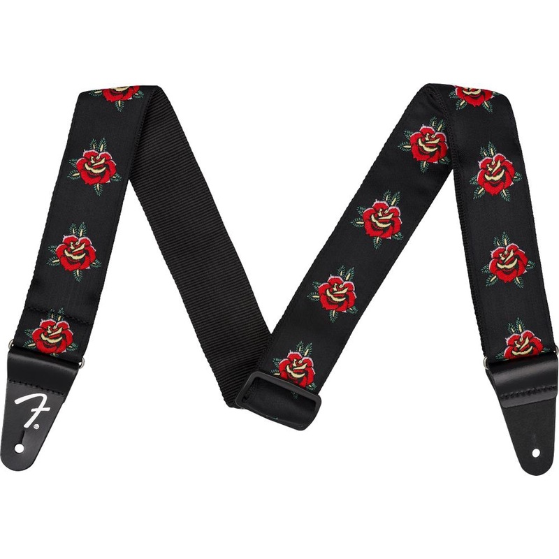 Fender Red Rose Guitar Strap