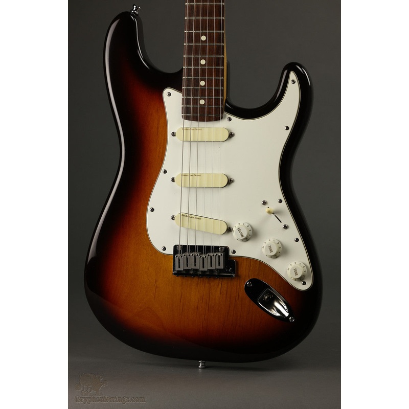 1988 Fender Strat Plus Sunburst Solid Body Electric Guitar Used