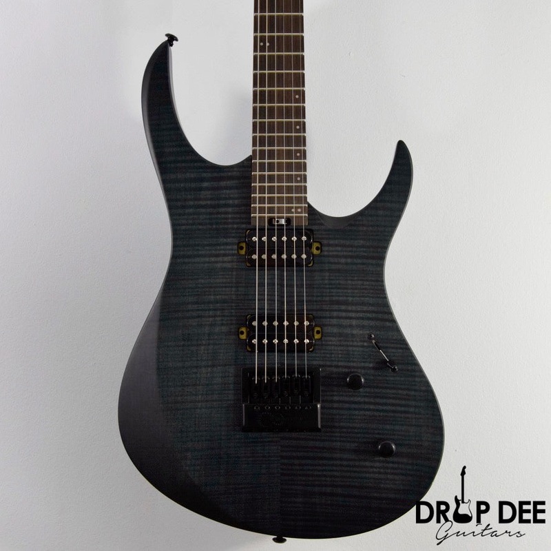 Balaguer Standard Series Diablo Evertune Electric Guitar w/ Bag Satin Trans Black
