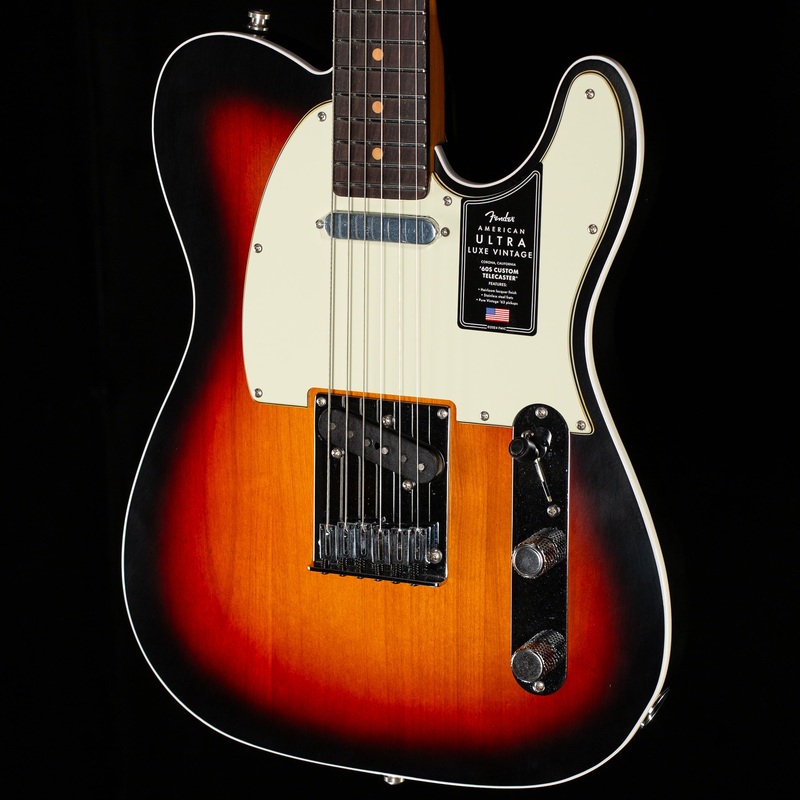 Fender American Ultra Luxe Vintage '60s Custom Telecaster Rosewood Fingerboard 3-Color Sunburst (074)