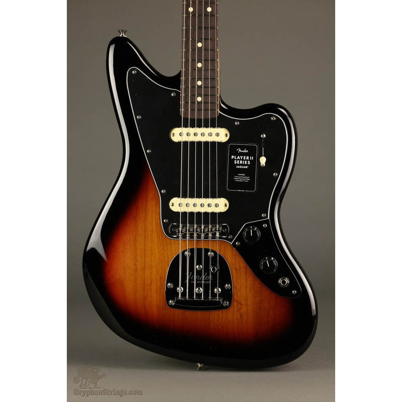Fender Player II Jaguar, Rosewood Fingerboard, 3 Color Sunburst - New