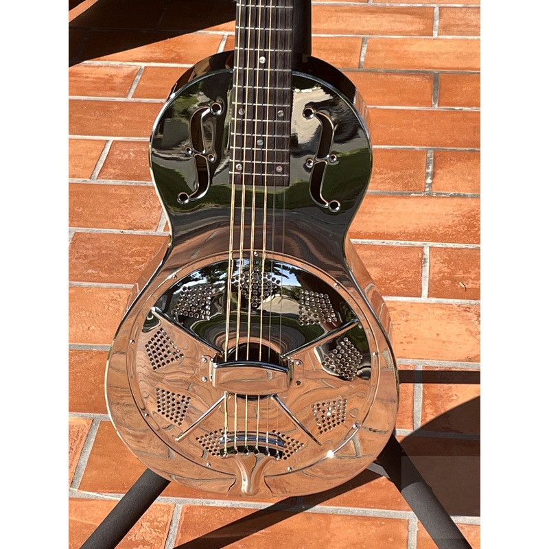 Nickel Parlor Resonator Guitar Recording King