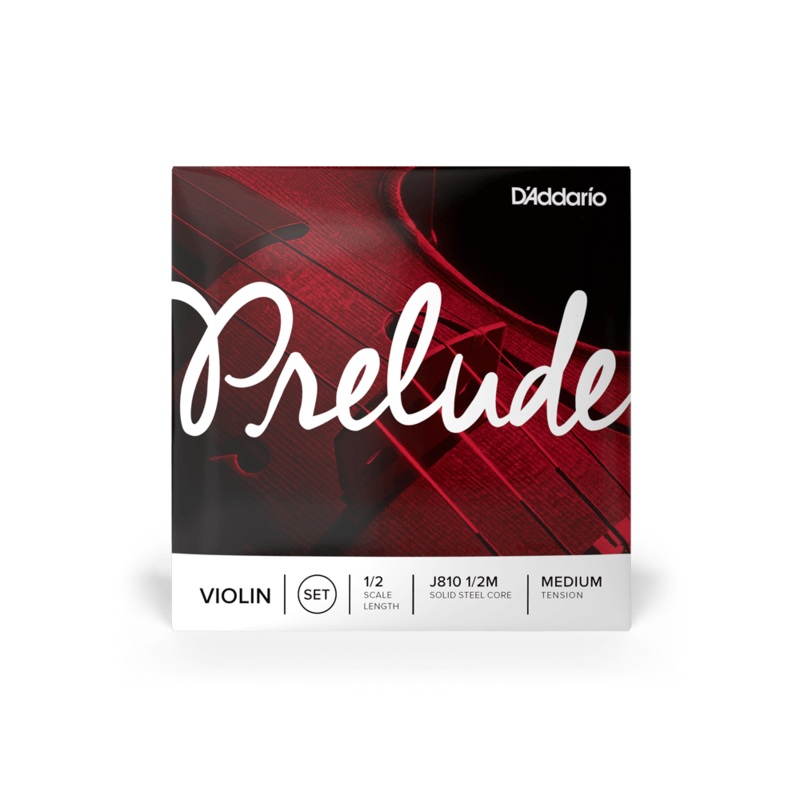 Prelude By D'Addario 1/2 Violin String Set - Medium Tension
