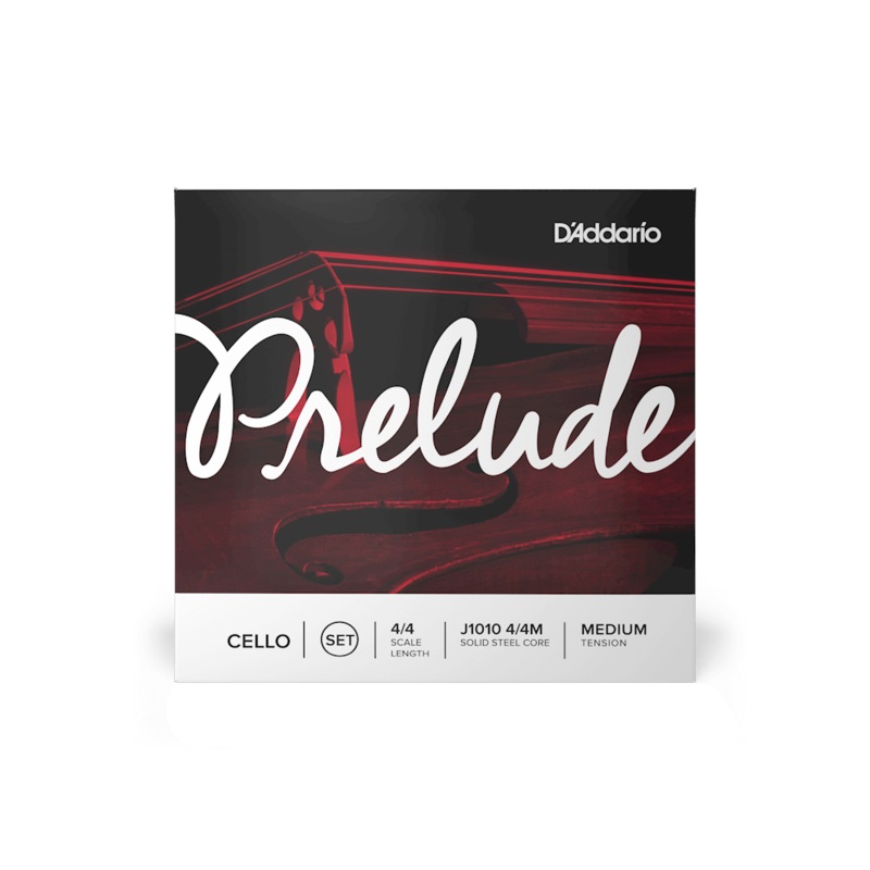 Prelude By D'Addario J1010 4/4M 4/4 Cello String Set - Medium Tension