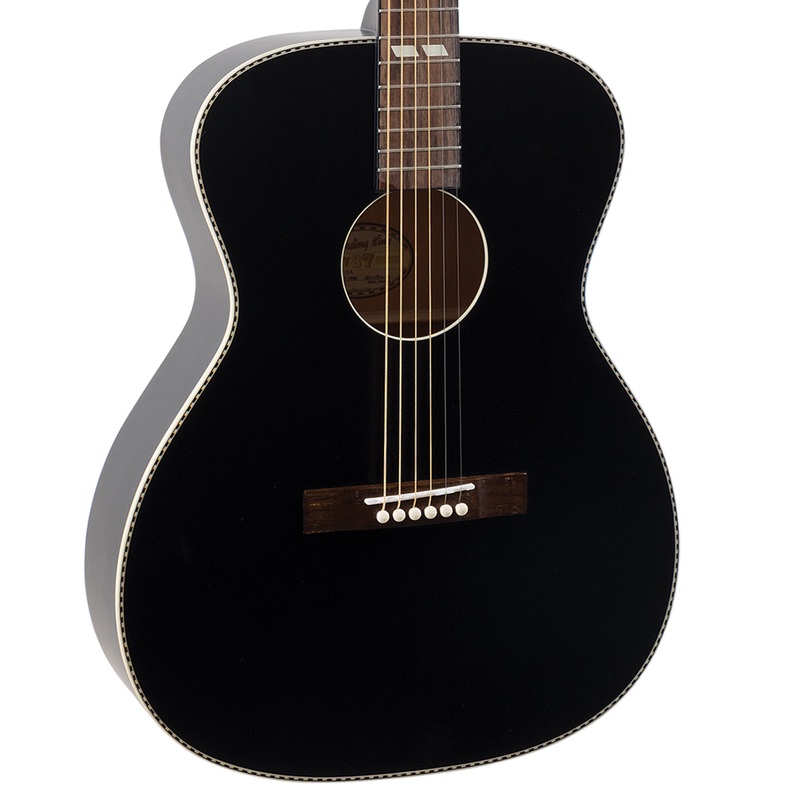 Recording King ROS-7-MBK Dirty 30's Series 7 000 Guitar Matte Black
