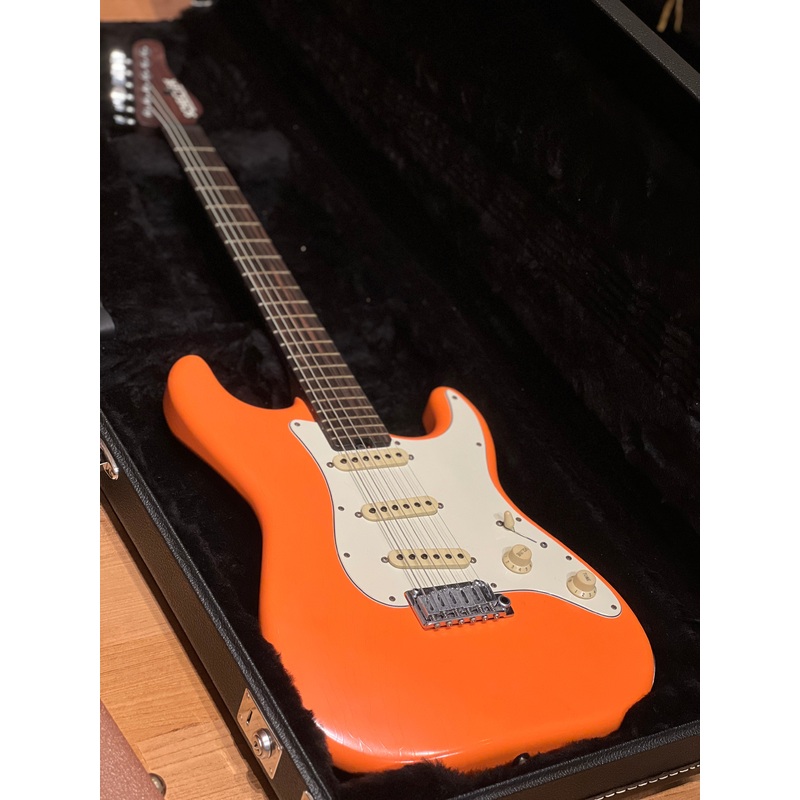 Schecter USA Signature Nick Johnston Signature - Wembley Atomic Orange Nitro 19-06005