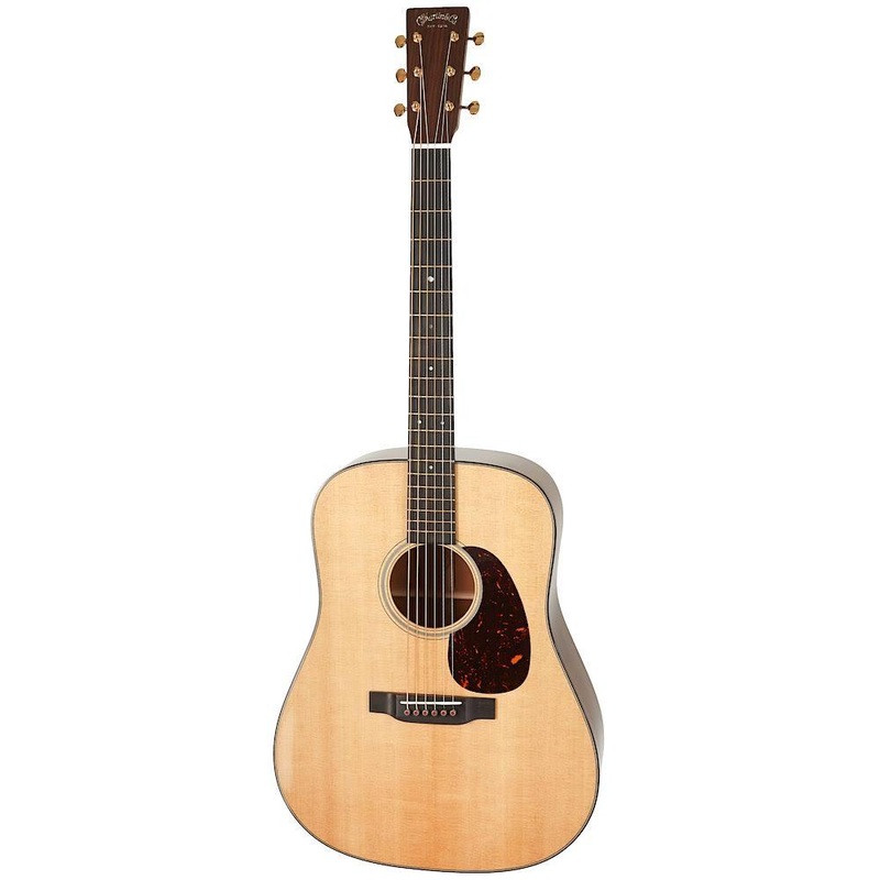 C.F. Martin Guitars D-18 Modern Deluxe Natural Acoustic Guitar with Hardshell Case
