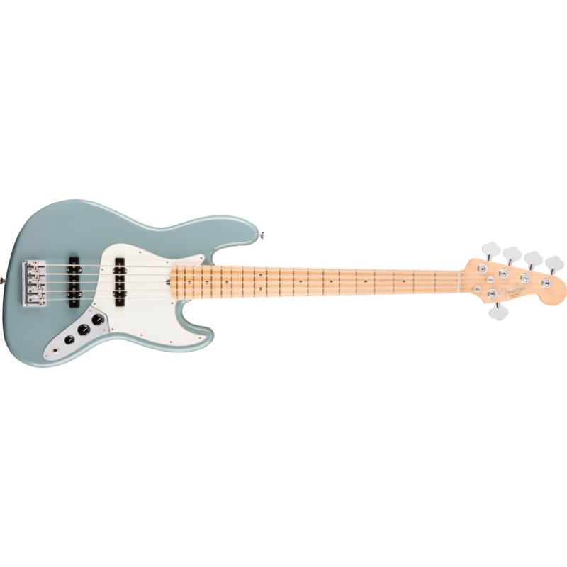 Fender American Professional Jazz Bass V, Maple Fingerboard, Sonic Gray