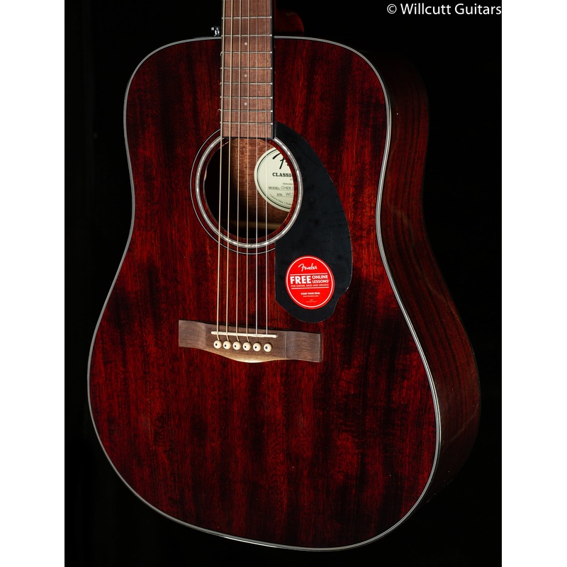 Fender CD-60S Dreadnought All Mahogany Walnut Fingerboard