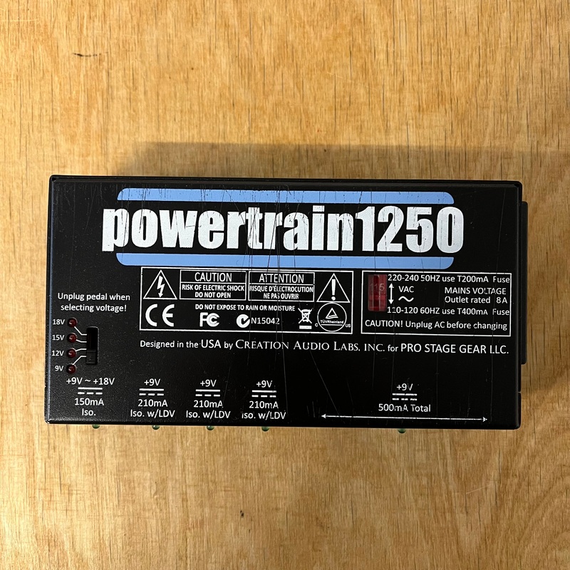 Pedaltrain Powertrain 1250 - Black