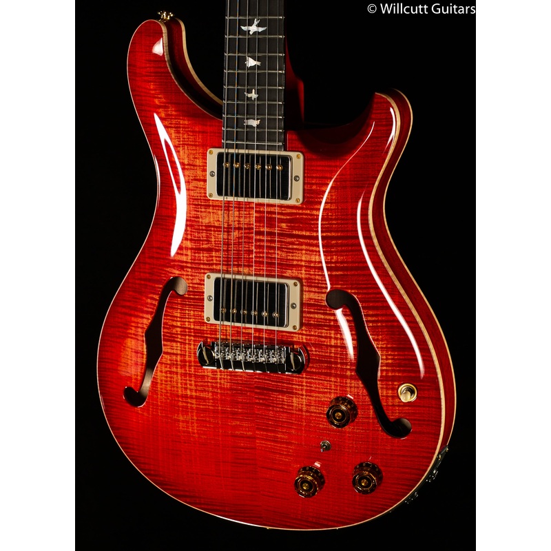 PRS Hollowbody II Piezo Wood Library Edition Blood Orange