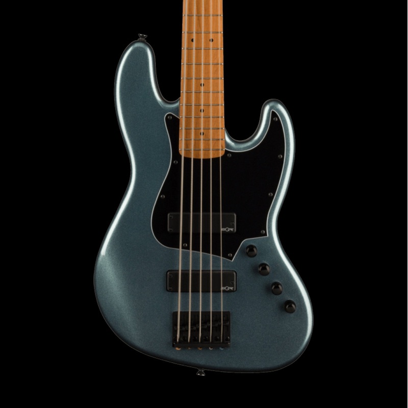 Squier Contemporary Active Jazz Bass HH V Gunmetal Metallic