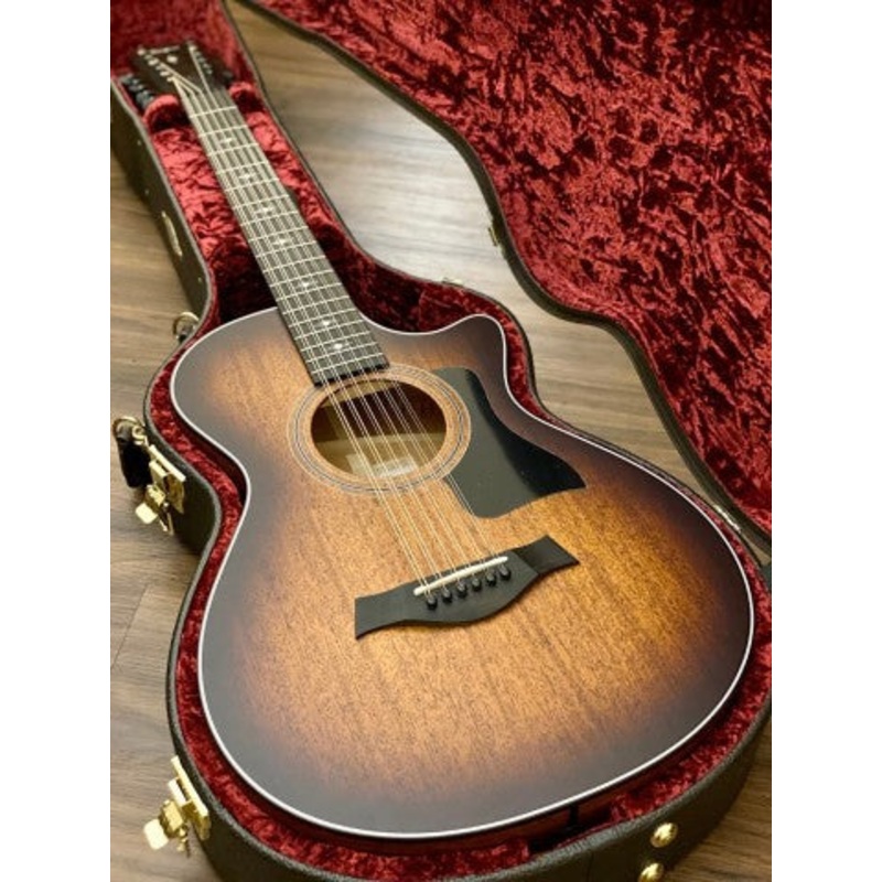 Taylor 362ce V-Class Grand Concert 12-String Acoustic Electric in Shaded Edge Burst/Satin Black