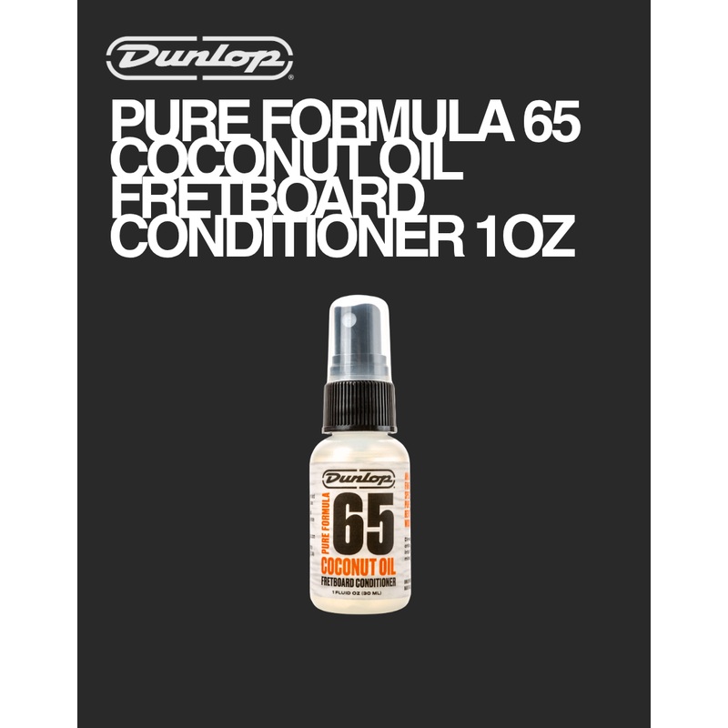 Dunlop Pure Formula 65 Coconut Oil Fretboard Conditioner 1oz