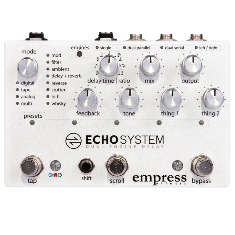 Empress Effects Echosystem Dual Engine Delay Effects Pedal
