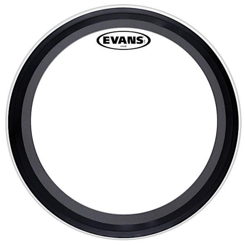 Evans BD22EMAD 22" EMAD Batter Clear Bass Drum Head