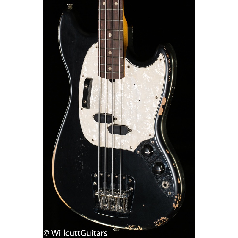 Fender JMJ Road Worn Mustang Bass Black (400)