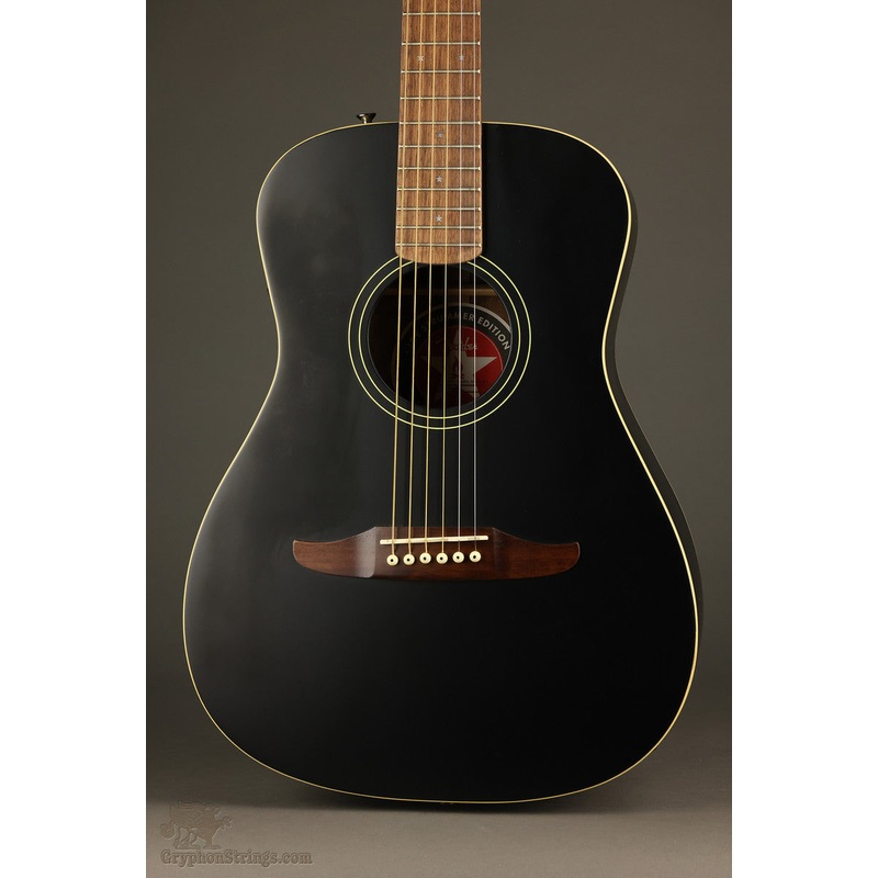 Fender Joe Strummer Campfire, Walnut Fingerboard, Matte Black - New