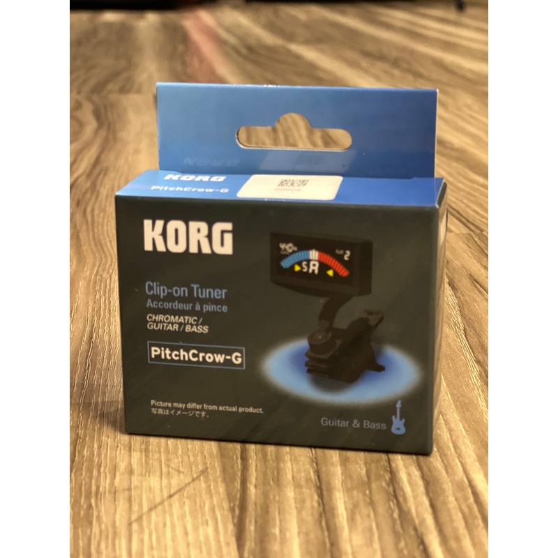 Korg AW 4G BK PitchCrow G Clip On Tuner