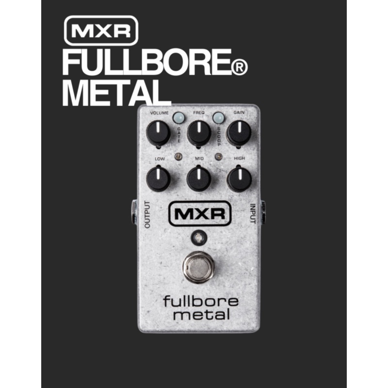 MXR Fullbore Metal Distortion Guitar Effect Pedal