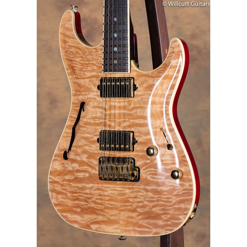 Suhr Custom Artchtop Natural Quilt Cocobolo Neck