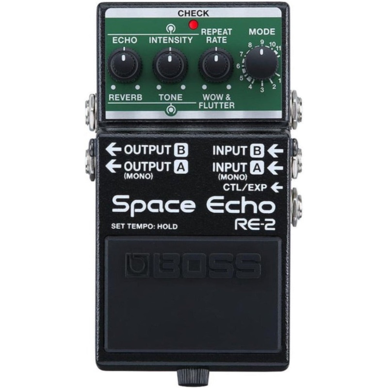 BOSS RE-2 Space Echo Delay and Reverb Guitar Effects Pedal