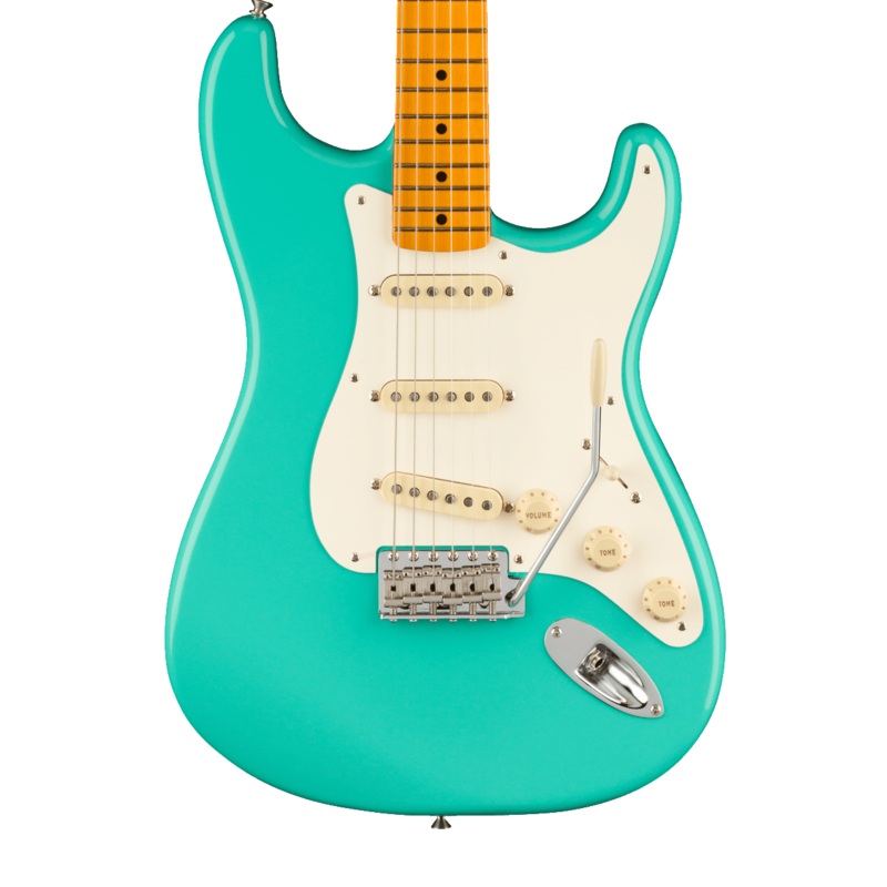 Fender American Vintage II 1957 Stratocaster Maple Fingerboard Sea Foam Green Electric Guitar With Case