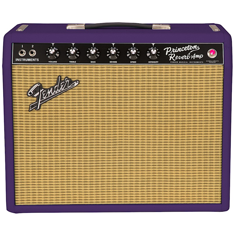 Fender LTD Plum '65 Princeton Reverb Tube Guitar Amplifier with Celestion Greenback