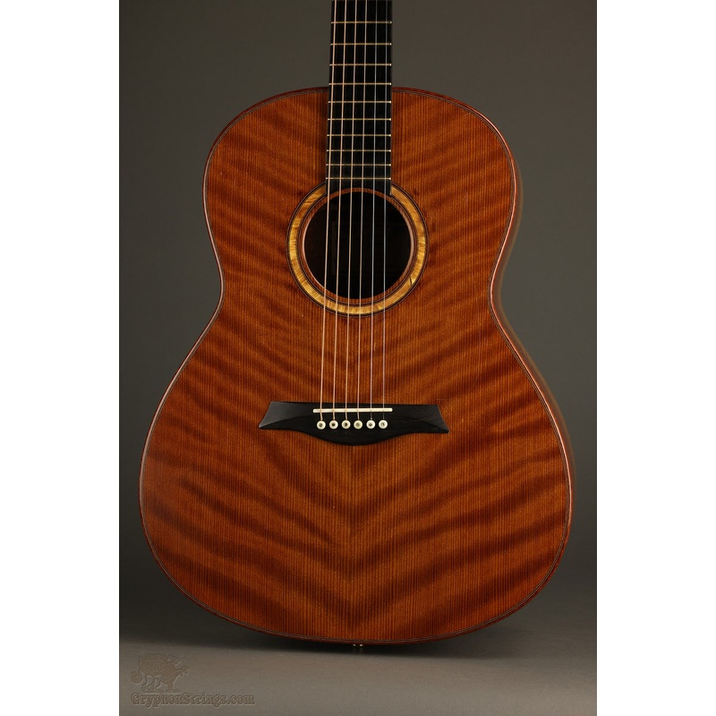 2006 Sergei de Jonge SSS Figured Redwood/Bubinga Acoustic Guitar - Used