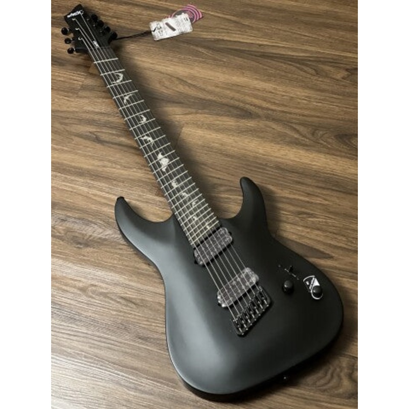 Schecter Damien 7 MS SBK in Satin Black