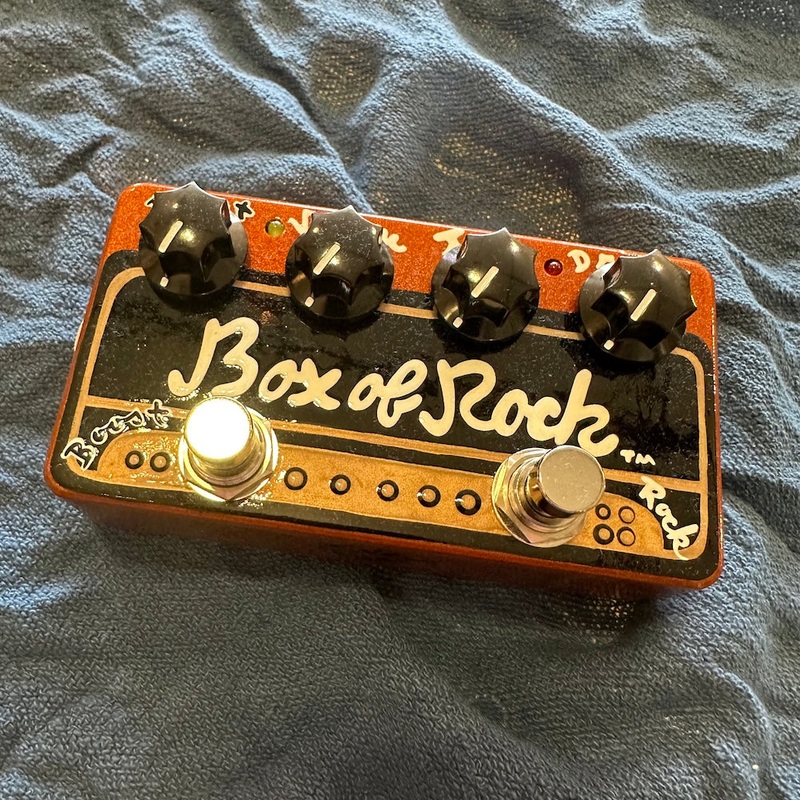 ZVEX Effects Hand Painted Box Of Rock Distortion Boost Effects Pedal