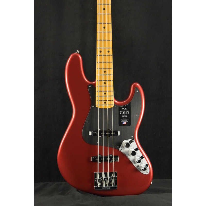 Fender American Ultra II Jazz Bass Sinister Red Maple Fingerboard