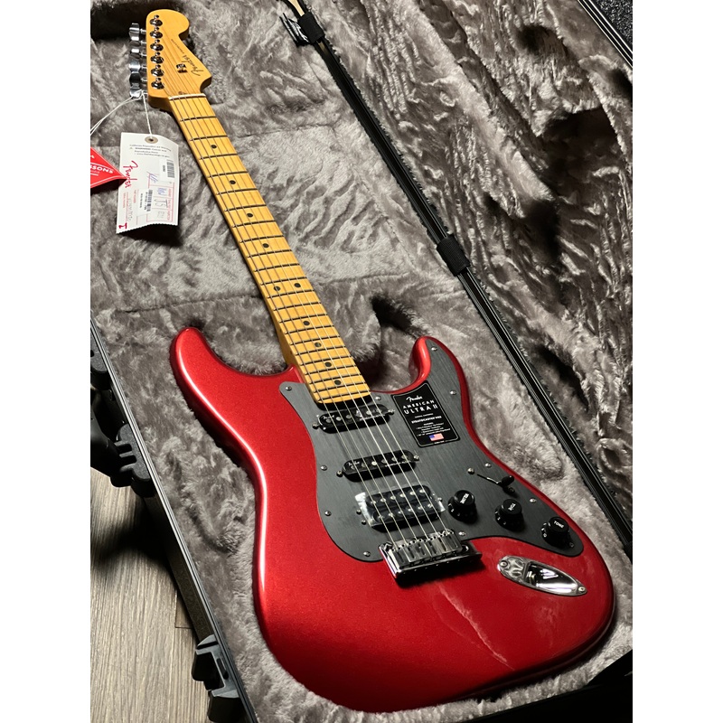 Fender American Ultra II Stratocaster HSS with Maple FB in Sinister Red US240038930