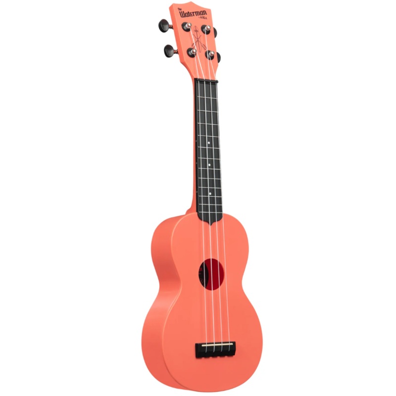Kala Waterman Beach Collection Soprano Ukulele - Pink Dusk