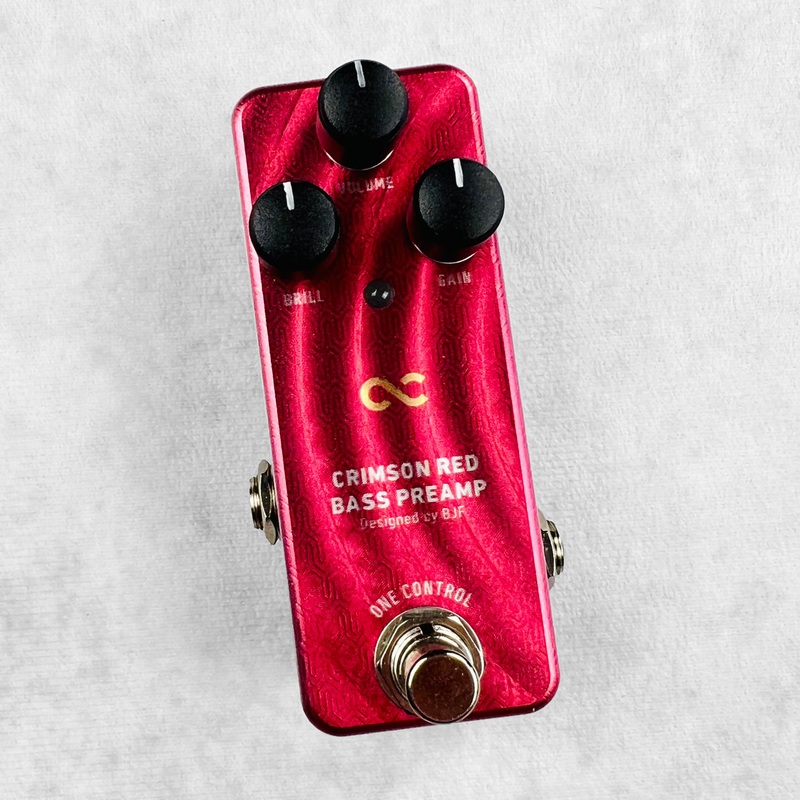 One Control Crimson Red Bass Preamp Pedal 2010s