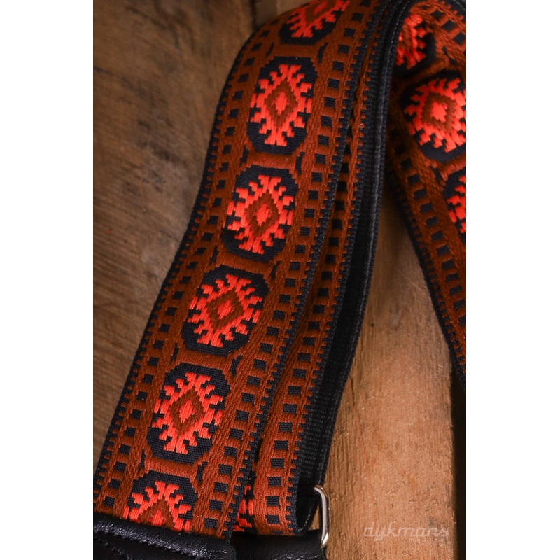 Souldier Guitar Strap Pillar Orange Brown Black