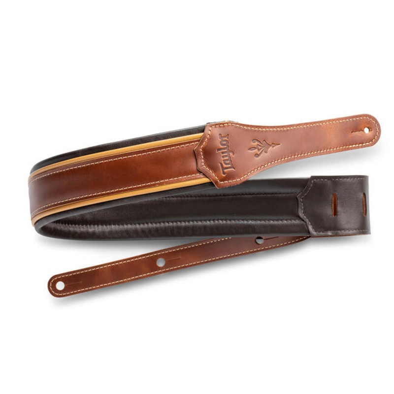 Taylor Century Strap Leather 2.5" Medium Brown/Butterscotch/Black