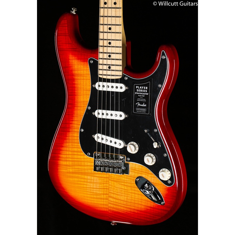 Fender Player Stratocaster Plus Top Aged Cherry Burst Maple (638)