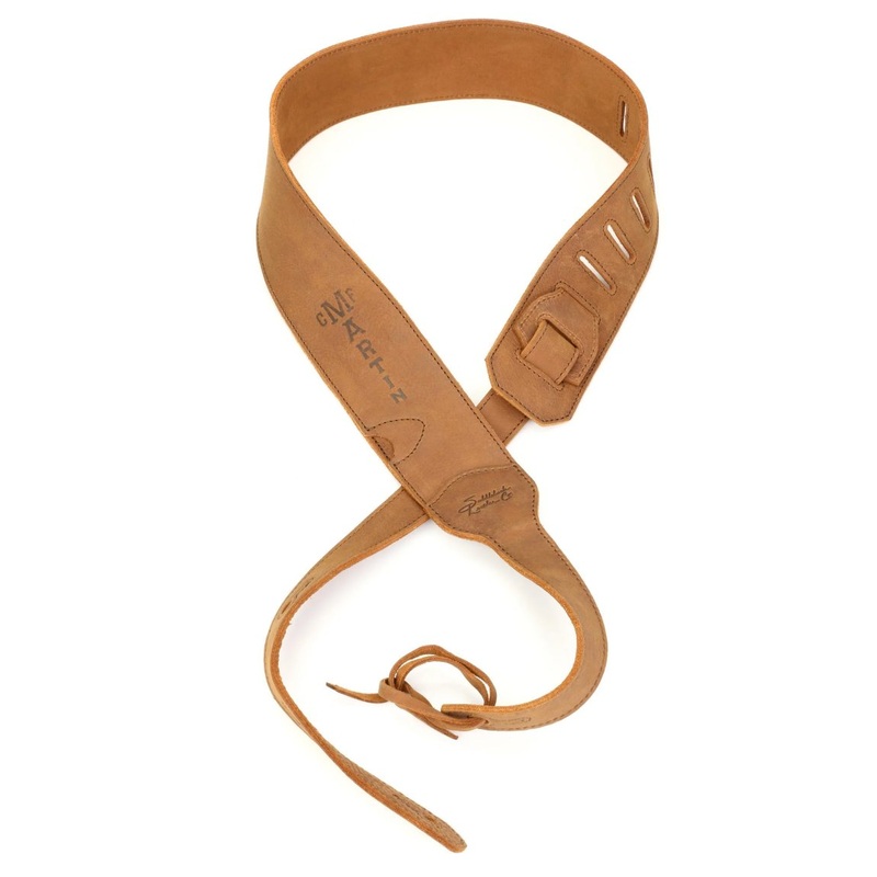 Martin Luxe by Martin Leather Guitar Strap Tobacco (Tan)