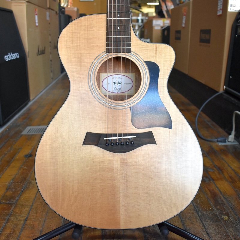 Taylor 112ce Grand Concert Acoustic-Electric Guitar w/Padded Gig Bag