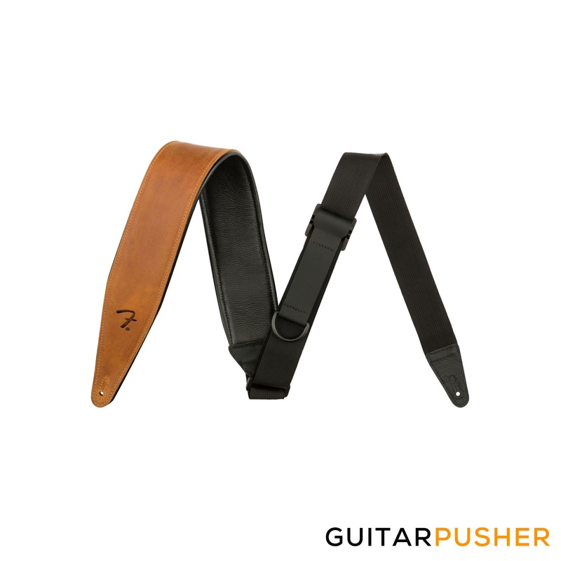 Fender Right Height 2" Guitar Strap Cognac/Black 099-0694-321