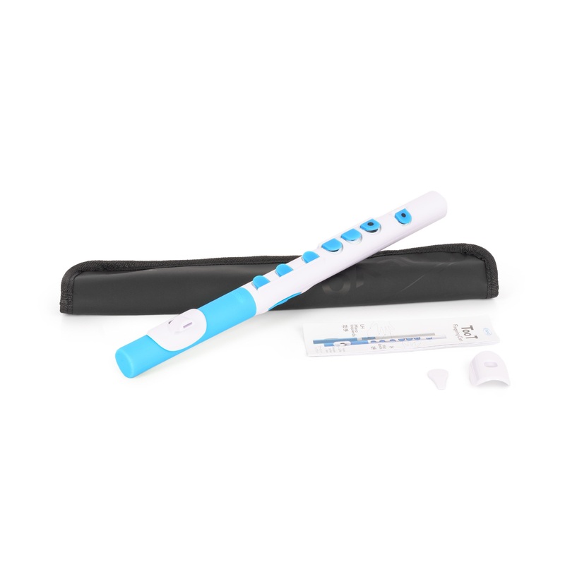 Nuvo N430 Toot outfit - White with blue trim (N430TWBL)