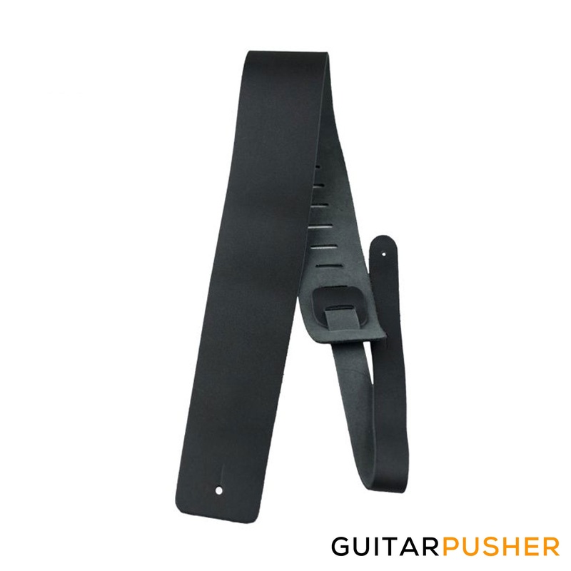 Perri's Leather Basic Leather 3.5" Guitar Strap Black