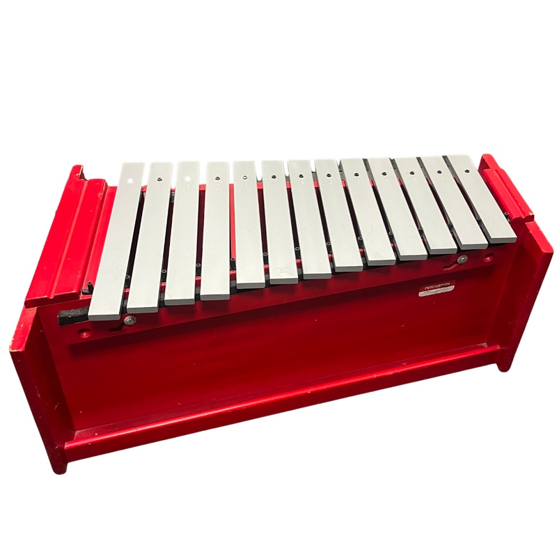 Pre-Owned Percussion Plus Classic Red Box Bass Diatonic Metallophone PP021