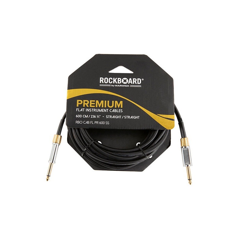 Rockboard Premium Guitar Cable Straight 19.7FT