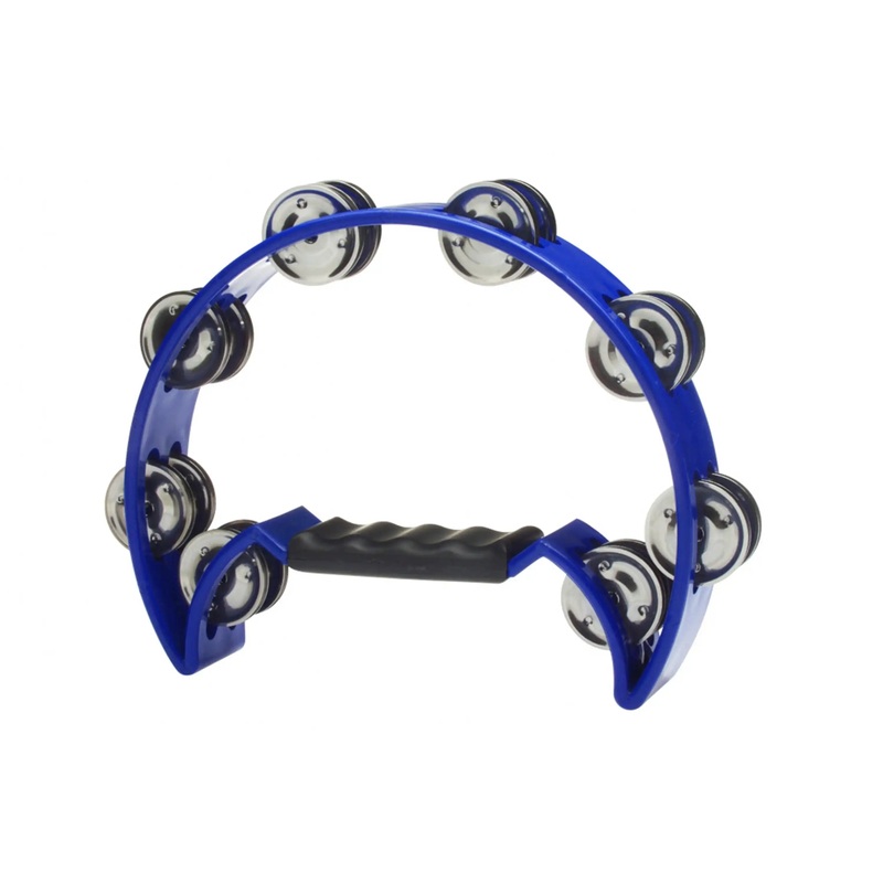 STAGG 16 Jingle Cutaway Tambourine - Blue