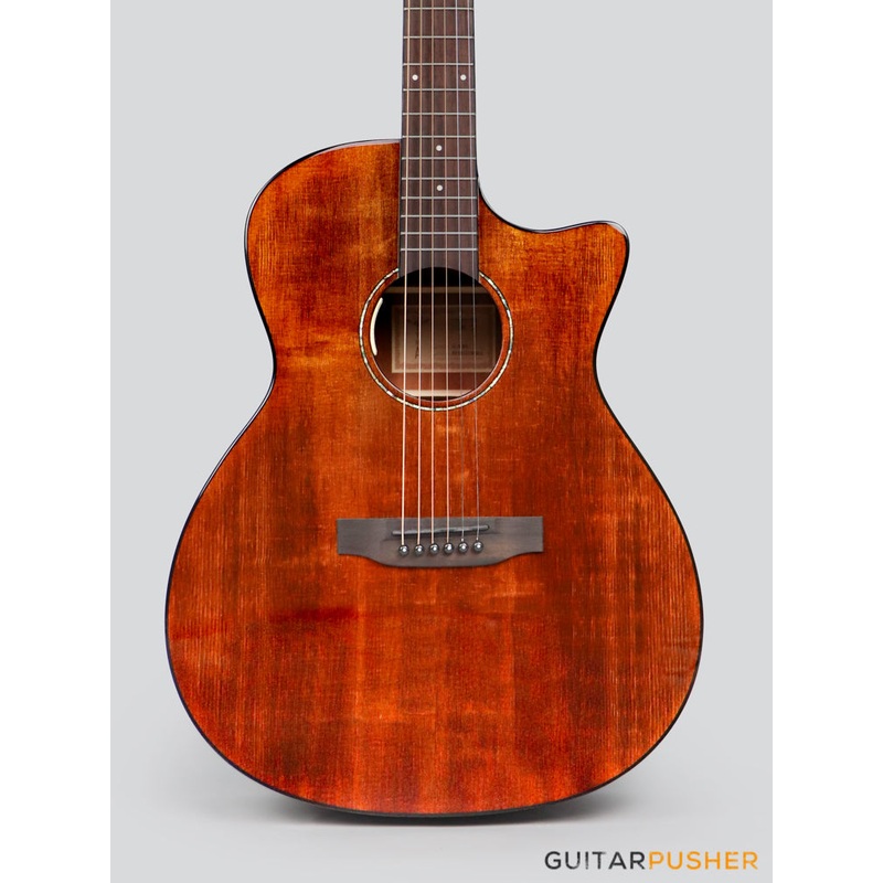 Tyma G-3 RSE Solid Mahogany Top All-Mahogany Grand Auditorium (Non-Cutaway) Acoustic-Electric Guitar with T-200 preamp