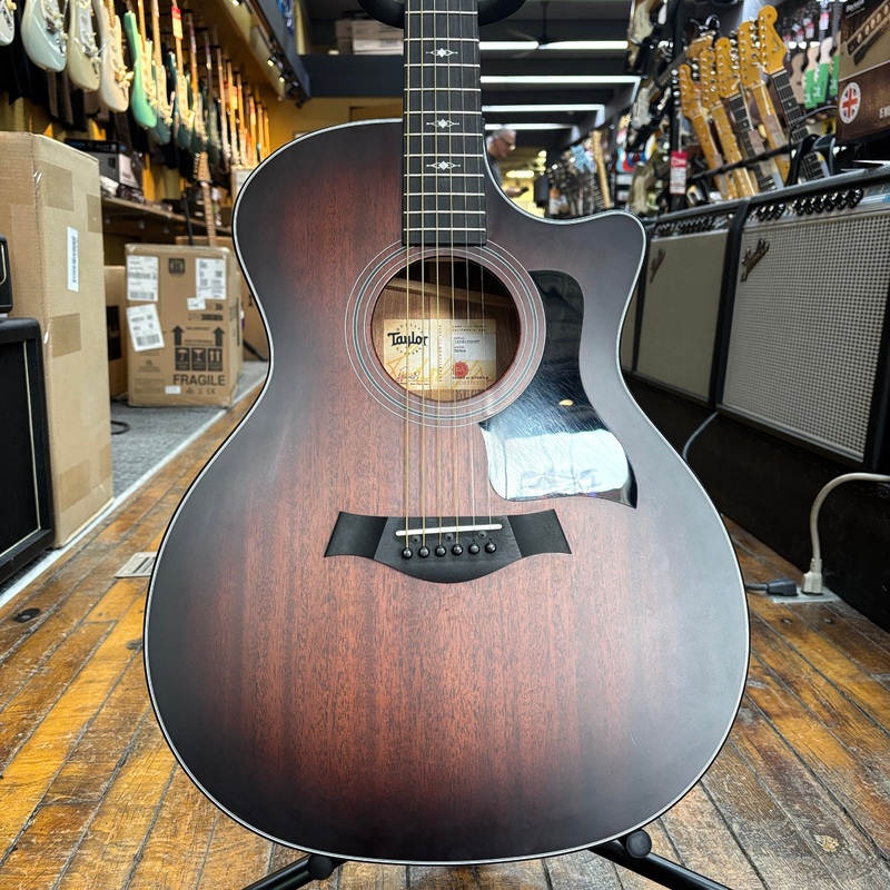 Taylor 324ce Tropical Mahogany Acoustic-electric Guitar 2020 Satin Edgeburst w/Hard Case