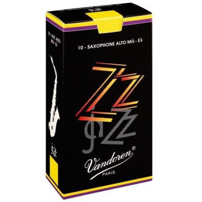 Vandoren zz jazz alto sax reeds - box of 10 - strength 2.5